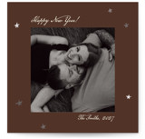 Midnight Wishes Foil-Pressed Square Holiday Cards