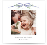 Bow Topper Square Holiday Cards