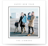 Minimal border Square Holiday Cards