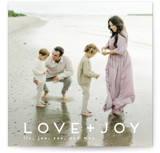 love joy Square Holiday Cards