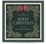 Verdure & Voile Square Holiday Cards