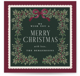 Verdure & Voile Square Holiday Cards