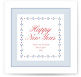 Classic Garland Square Holiday Cards