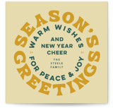 encircled Square Holiday Cards