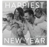 Simple Type Square Holiday Cards