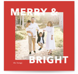 Merry Bright Square Holiday Cards