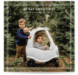 Lined Square Holiday Cards