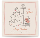 Messy Christmas Square Holiday Cards