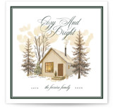 Winter Hideaway Square Holiday Cards