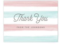 Cotton Candy Baby Shower Thank You Cards