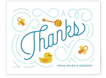 Splash Baby Shower Thank You Cards