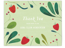 Berry Baby Baby Shower Thank You Cards