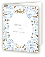 Foxy Baby Shower Foil-Pressed Baby Shower Thank You Cards