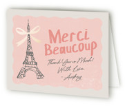Foil-Pressed Baby Shower Thank You Cards