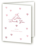 Little Sweetheart Foil-Pressed Baby Shower Thank You Cards