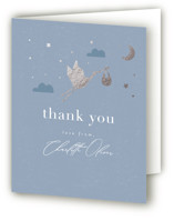 Special Delivery Foil-Pressed Baby Shower Thank You Cards