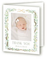 Foil-Pressed Baby Shower Thank You Cards