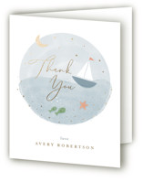 Set Sail Foil-Pressed Baby Shower Thank You Cards