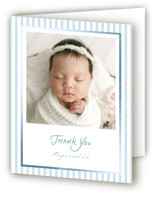 Arctic Family Foil-Pressed Baby Shower Thank You Cards