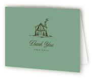 Winter Cabin Baby Shower Thank You Cards