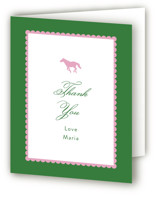 Derby Party Baby Shower Thank You Cards