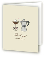 Espresso Baby Shower Thank You Cards