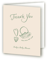 Perfect Matcha Baby Shower Thank You Cards