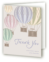 Balloons Baby Shower Thank You Cards