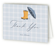 Baby Wellies Baby Shower Thank You Cards