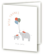 Bonjour Balloons Baby Shower Thank You Cards
