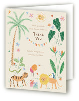 A Little Wild One Baby Shower Baby Shower Thank You Cards