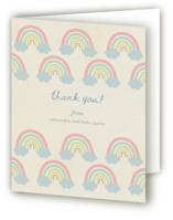 Rainbow Sprinkles Baby Shower Thank You Cards