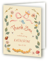 Insect Garden Baby Shower Thank You Cards