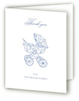 Baby pram Baby Shower Thank You Cards