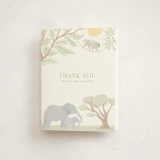 Lovely jungle Baby Shower Thank You Cards
