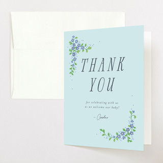 Little Posie Baby Shower Thank You Cards