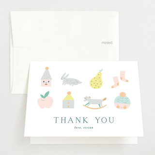 Trellis Baby Shower Thank You Cards
