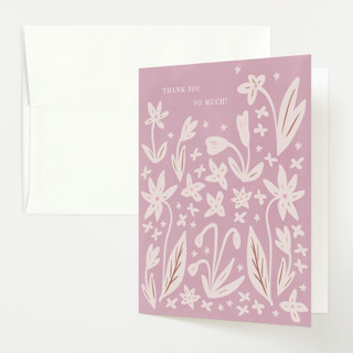Friendly Flowers Baby Shower Thank You Cards