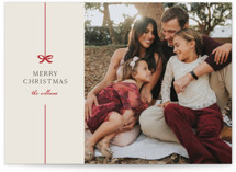 Bow Holiday Photo Cards