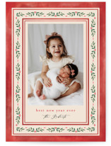 Floral Folk Holiday Photo Cards
