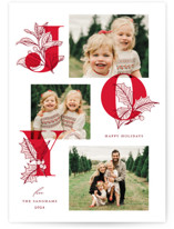 Botanical Joy Holiday Photo Cards