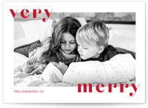 very and merry Holiday Photo Cards