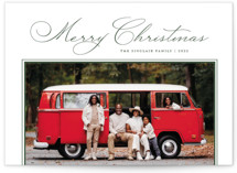 Christmas Trim Holiday Photo Cards