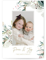 Tossed Holiday Photo Cards