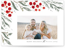 Swept Away Holiday Photo Cards