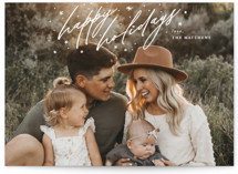 Winter Greetings Holiday Photo Cards