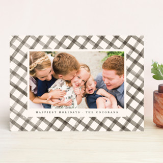 Buffalo Check Holiday Photo Cards