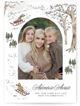 Disney's Winnie the Pooh Winter Adventures Holiday Photo Cards