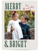 Merry Modern Holiday Photo Cards