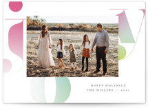engrained Holiday Photo Cards